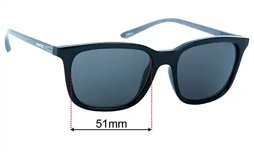Arnette C'Roll AN4316 Replacement Lenses 51mm wide 
