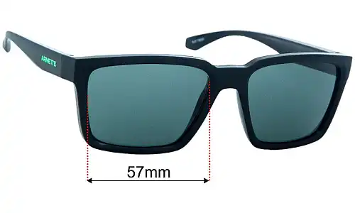 Arnette Plot Twist AN4346 Ersatzlinsen 57mm wide 