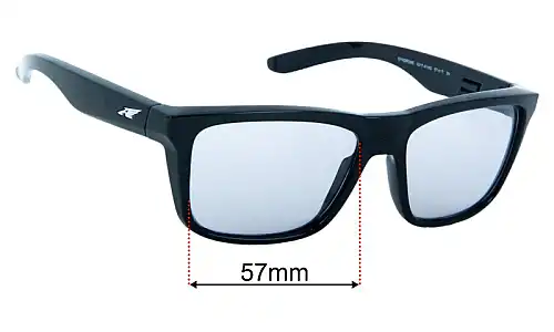 Arnette Syndrome AN4217 Replacement Lenses 57mm wide 