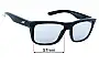 Sunglass Fix Replacement Lenses for Arnette Syndrome AN4217 - 57mm Wide 