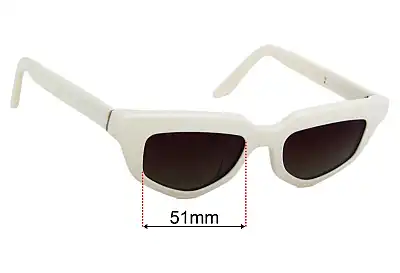 Banbe  Maxine Wylde Replacement Lenses 51mm wide 
