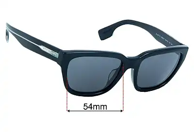 Burberry B 4277-F Replacement Lenses 54mm wide 