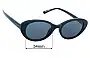 Sunglass Fix Replacement Lenses for Carve Billie - 54mm Wide 