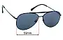 Sunglass Fix Replacement Lenses for Chanel 4231 - 59mm Wide 