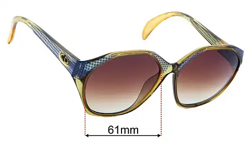 Christian Dior 2178 Replacement Lenses 61mm wide 