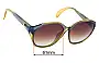Sunglass Fix Replacement Lenses for Christian Dior 2178 - 61mm Wide 