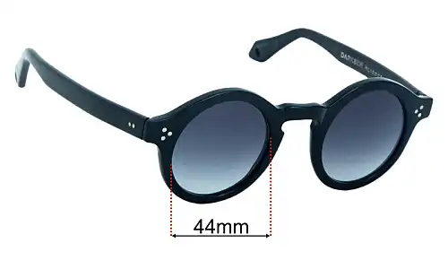 Darkside Orion Replacement Lenses 44mm wide 