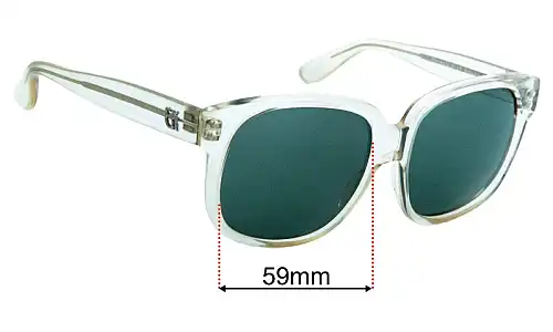 Emmanuelle Khanh 8080 Ersatzlinsen 59mm wide 