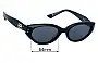 Sunglass Fix Lentes de Repuesto para Gentle Monster La Cha - 54mm Wide 