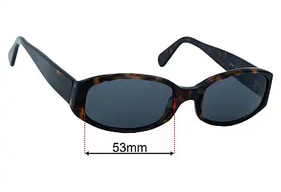 Giorgio Armani 2504 Replacement Lenses 53mm wide 