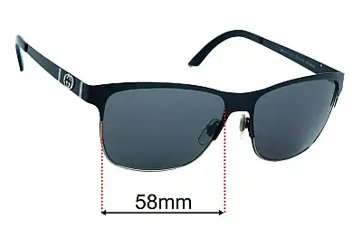 Gucci GG4232/S Ersatzgläser 58mm wide 