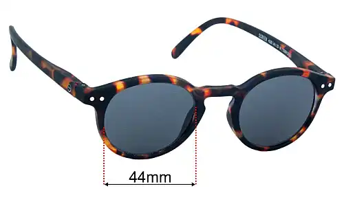 Izipizi Screen Replacement Lenses 44mm wide 