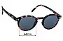 Sunglass Fix Replacement Lenses for Izipizi Screen - 44mm Wide 