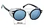 Sunglass Fix Replacement Lenses for Jbriels  Lewis - 46mm Wide 