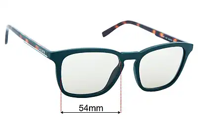 Lacoste L947S Replacement Lenses 54mm wide 