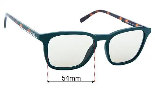 Lacoste L947S Replacement Lenses 54mm wide 