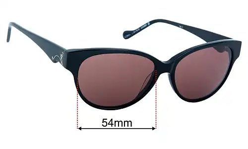 Liberty London  LL Sun Rx 02 Replacement Lenses 54mm wide 