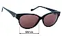 Sunglass Fix Replacement Lenses for Liberty London  LL Sun Rx 02 - 54mm Wide 