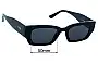 Sunglass Fix Replacement Lenses for Liive Lobster - 50mm Wide 