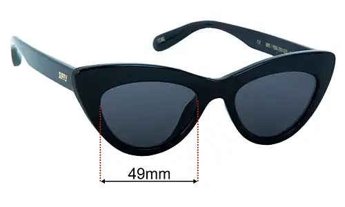 Local Supply AMS Lentes de Repuesto 49mm wide 