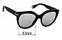 Sunglass Fix Lentes de Repuesto para Marc by Marc Jacobs MMJ 1011/S - 53mm Wide 