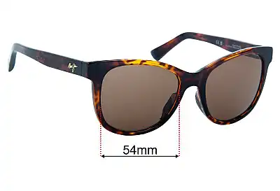 Maui Jim MJ671 Kiopa'a Replacement Lenses 54mm wide 