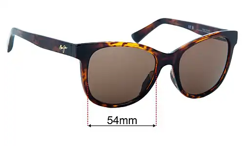 Maui Jim MJ671 Kiopa'a Lentes de Repuesto 54mm wide 