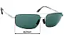 Sunglass Fix Replacement Lenses for Maui Jim MJ217 Sandal Wood - 64mm Wide 