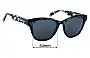 Sunglass Fix Replacement Lenses for Mimco Sun Rx 02 - 54mm Wide 