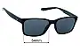 Sunglass Fix Replacement Lenses for Nike 7091S - 54mm Wide 