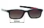 Sunglass Fix Verres de Remplacement pour Oakley Gauge 7.1 OX8112 - 52mm Wide 