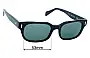 Sunglass Fix Replacement Lenses for Otis Untitled - 53mm Wide 