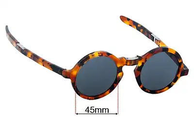 Ottica Urbani  Bassano Replacement Lenses 45mm wide 