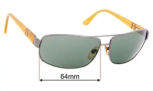 Persol 2302-S Replacement Lenses 64mm wide 