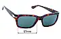 Sunglass Fix Replacement Lenses for Persol 3301-S - 57mm Wide 