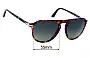 Sunglass Fix Replacement Lenses for Persol 3302-S - 55mm Wide 