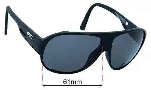 POC Nivalis Lentilles de Remplacement 61mm wide 