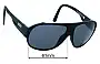 Sunglass Fix Verres de Remplacement pour POC Nivalis - 61mm Wide 