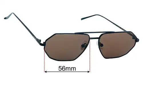 Poppy Lissiman Gator Replacement Lenses 56mm wide 