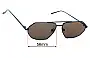 Sunglass Fix Replacement Lenses for Poppy Lissiman Gator - 56mm Wide 