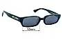 Sunglass Fix Replacement Lenses for Poppy Lissiman La Cerva - 53mm Wide 