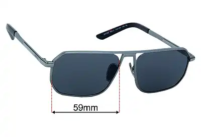Prada SPRA53 Ersatzgläser 59mm wide 