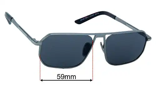 Prada SPRA53 Replacement Lenses 59mm wide 