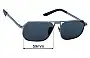 Sunglass Fix Replacement Lenses for Prada SPRA53 - 59mm Wide 
