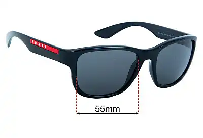 Prada SPS01U  Replacement Lenses 55mm wide 