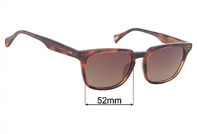 Raen Pecan  Replacement Lenses 52mm wide 