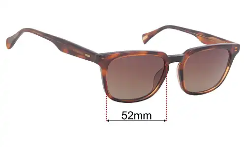 Raen Pecan  Replacement Lenses 52mm wide 