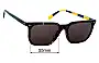 Sunglass Fix Replacement Lenses for Polo Polo PH 4224U - 55mm Wide 
