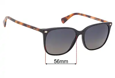 Ralph Lauren RA 5293 Replacement Lenses 56mm wide 