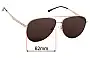 Sunglass Fix Replacement Lenses for Ray-Ban RB3712D - 62mm Wide 